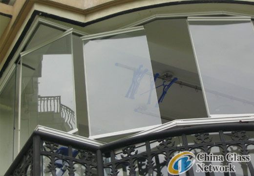 balcony fence glass-002